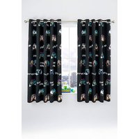 CL Game Over Curtains 66X72IN
