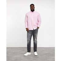 Long Sleeve Oxford Shirt Regular Pastel Jacamo L42 44