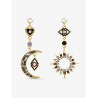 Crystal Mismatch Celestial Earrings