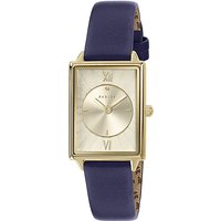 Gold Plated Rectangular Ink Watch