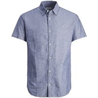 & Linen Shirt Faded Denim & 2XL