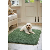 Washable & Stain Resistant Rug Forest Green 80X120