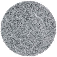 Washable & Stain Resistant Cir Rug Light Grey DIA
