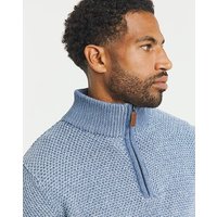 1 4 Zip Knitted Jumper 5XL60 62