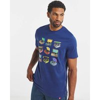 On Repeat T Shirt Dark Blue 3XL54 56