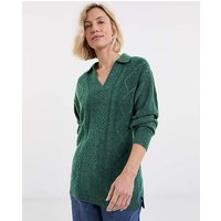 Longline Cable Knitted Jumper 12 14
