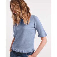 Frill Knit Short Sleeve Jumper 16 18