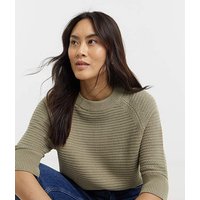 Pure Cotton Textured Knitted Jumper JD Williams 24 26