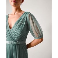 Ellie Sheer Sleeve Maxi Dress