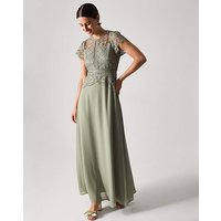 Monica Lace Bridesmaid Dress Pale
