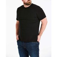 Pure Cotton Crew Neck T Shirt Long Jacamo 7XL72 74