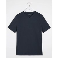 Pure Cotton V Neck T Shirt Long Jacamo 2XL52 54