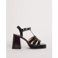 Fisherman Block Heeled Sandals Ex Wide
