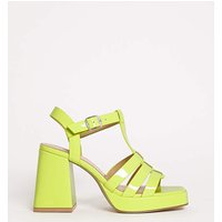 Fisherman Block Heeled Sandals Wide