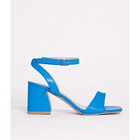 Barely There Block Heeled Sandals Wide