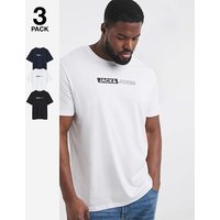 & Corp Logo T Shirt 3 Pack & L
