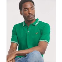 Storm Tipped Polo Long Length Green White 4XL57 59