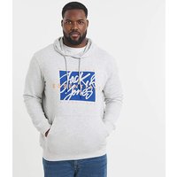 & Colton Logo Hoodie Grey & 1XL