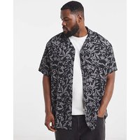 & Jeff Resort Printed Shirt & M