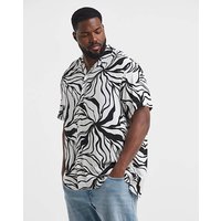 & Jeff Resort Printed Shirt & 1XL
