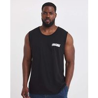 & Logo Slub Vest & M