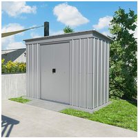 8 x 4ft Pent Metal Shed