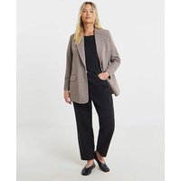 Oversized Wool Look Blazer