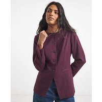 Collarless Blazer