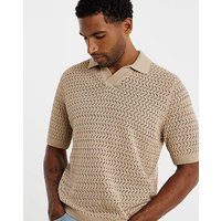 & Nyle Crochet Polo & 2XL