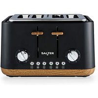 Salter Toronto 4 Slice Black Toaster Black - Salter
