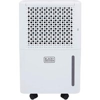 BLACK+DEKER 12L Smart Dehumidifier LED White - BLACK+DECKER