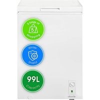 Abode A99CF0E1W Chest Freezer 99L White - Abode