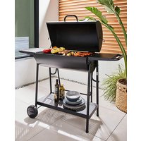 Double Oil Drum Charcoal BBQ