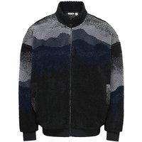 & Adam Sherpa Bomber Sweat Top & 4XL