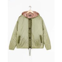 Quilt Lined Parachute Bomber Jacket