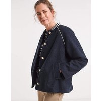 Boucle Varsity Jacket