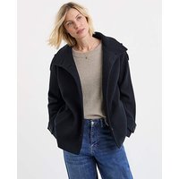 Funnel Neck Short Jacket