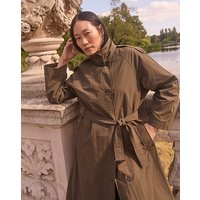 Funnel Neck Trench Coat