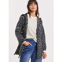 Printed Short Lightweight Raincoat