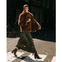 Tipped Faurx Fur Jacket