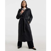 Funnel Neck Longline Coat