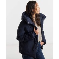 Funnel Neck Padded Coat