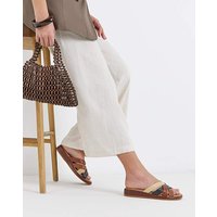 Multi Tubular Mule Sandals Ex Wide