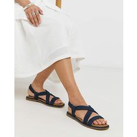 Tubular Flat Sandal Wide