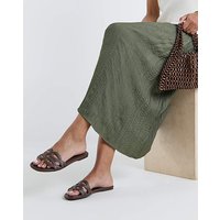 Padded Loop Mule Sandal Ex Wide