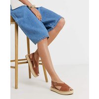Peep Toe Espadrille Sandal Wide