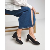 Low Block Heel Mary Jane Standard Fit Soft