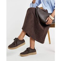 Chunky Retro Trainer EEE Fit Brown - JD Williams - Size: 4
