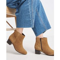 Low Block Heel Ankle Boot E Fit