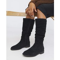Knee High Ruched Boot EEE SC Soft
